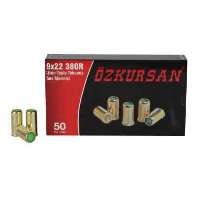 Özkursan 9mm Toplu Tabanca Ses Mermisi Gold