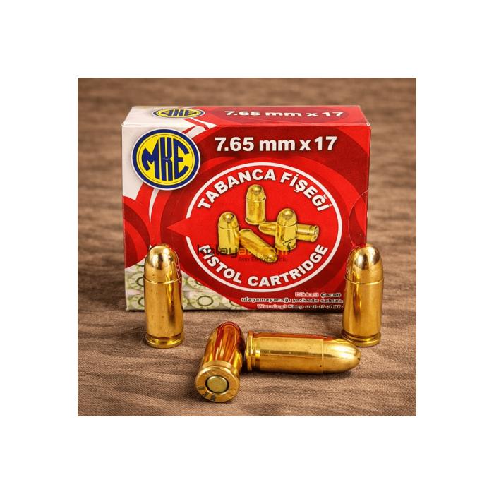 MKE 7.65X17MM Tabanca Fişeği
