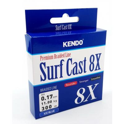 Kendo Surf Cast 8X Fighting 300 mt Örgü İp ( ICE BLUE)